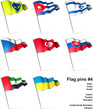 Flag pins 4