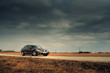 Car on country road