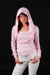 woman in hood