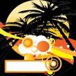 sunset black