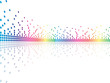 pixels vector illustration
