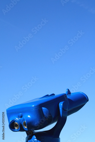 Photo: Blick ins Himmel-Blau, Fernrohr, Himmel, Ausblick Blick ins Himmel-Blau, Fernrohr, Himmel, Ausblick