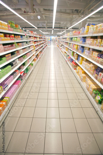 Photo: supermarket perspective supermarket perspective