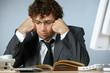 Bored businessman