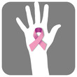 Stop CANCER hand