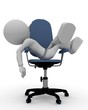 Who has said that it is impossible fall asleep on chair