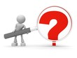 persons keeps lens to enlarge question