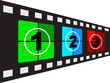 filmstrip vector illustration