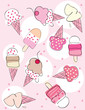 ice cream background