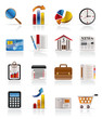 Business and Office Realistic Internet Icons - Vector Icon Set 3