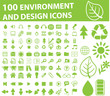100 environment and design icons