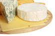 Various types of cheese
