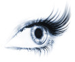 abstract blue eye
