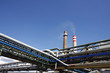 pipe,chimney and blue sky
