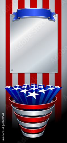 Vector: fourth of july composition fourth of july composition