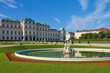 Summer palace Belvedere in Vienna