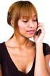 Woman talking on mobile phone