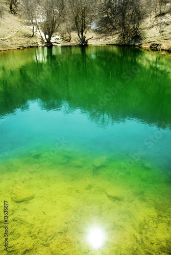 Photo: quiet of the mountain lake quiet of the mountain lake