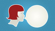 speaking girl. speaking girl.