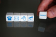 Contact symbols (wooden blocks)