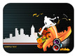 composicion urbana en vector