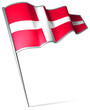 Flag pin - Denmark Flag pin - Denmark