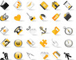 Set of internet icons.