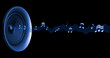 Musical notes abstract