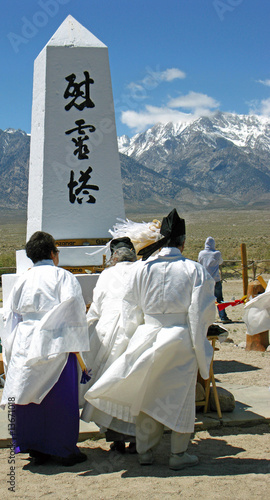 Photo: Manzanar national monument California and priests -4-25-09-37 Manzanar national monument California and priests -4-25-09-37
