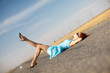 girl on the road