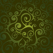 green floral background