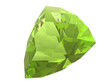 Peridot or emerald gemstone