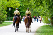 Foto: Polizei auf Pferd Polizei auf Pferd