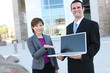 Business Team at Office Building