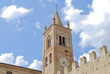 The clock and bell tower of Collegiate of Saint Mary Assunta