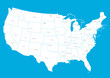 USA Outline Map