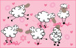 retro sheeps
