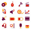 media icons