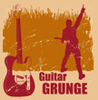 Guitar Grunge Background