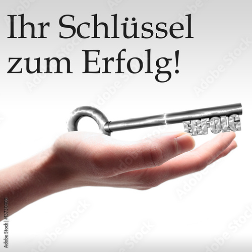 Illustration: Ihr Schlüssel zum Erfolg! Ihr Schlüssel zum Erfolg!
