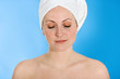 Frau bei Wellness