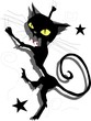 Schwarzer Kater - Tattoo Voralge