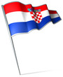 Flag pin - Croatia Flag pin - Croatia