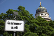 Gendarmenmarkt Signpost and Dome