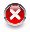 Cancel glossy icon
