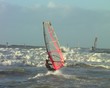 Photographie : Windsurfing on the North-Sea in the Netherlands