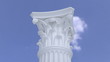 Clip showing a corinthian column. HD resolution.