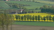 château et champ de colza château et champ de colza