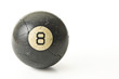 Well Used Cracked Eight-Ball