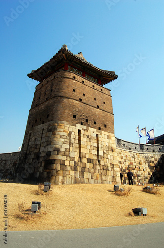 Photo: Sentry Building in Hwaseong Fortress, Suwon, South Korea Sentry Building in Hwaseong Fortress, Suwon, South Korea
